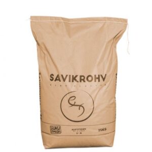 SAVEN HIENOVIIMEISTELYRAPPAUS (0-1MM) 25 KG MUSTA
