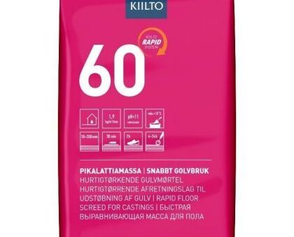 KIILTO 60 PIKALATTIAMASSA 10–200 MM 20KG