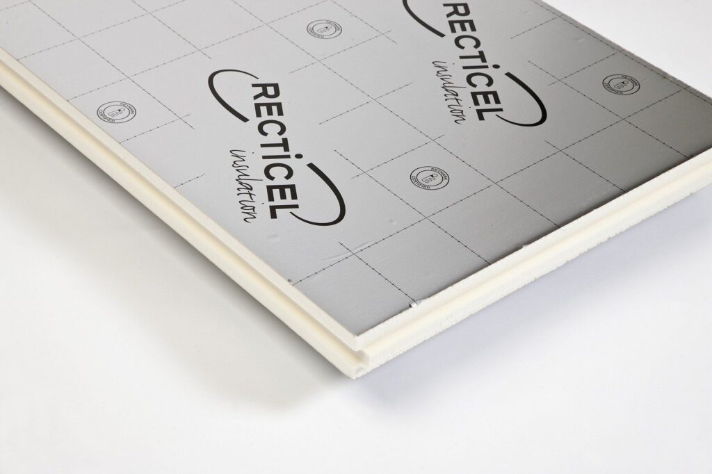 Recticel PIR Saunaeriste 30 mm 1200×600mm | λ 0,022 W/mK | 4-sivuinen pontti