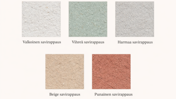 Savirappaus sisätiloihin 1000 kg – luonnollinen ja hengittävä rappaus (0–2 mm)