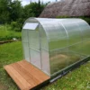 Kaarkasvihuone Easy-Up – polykarbonaattikasvihuone 4mm, leveys 2m