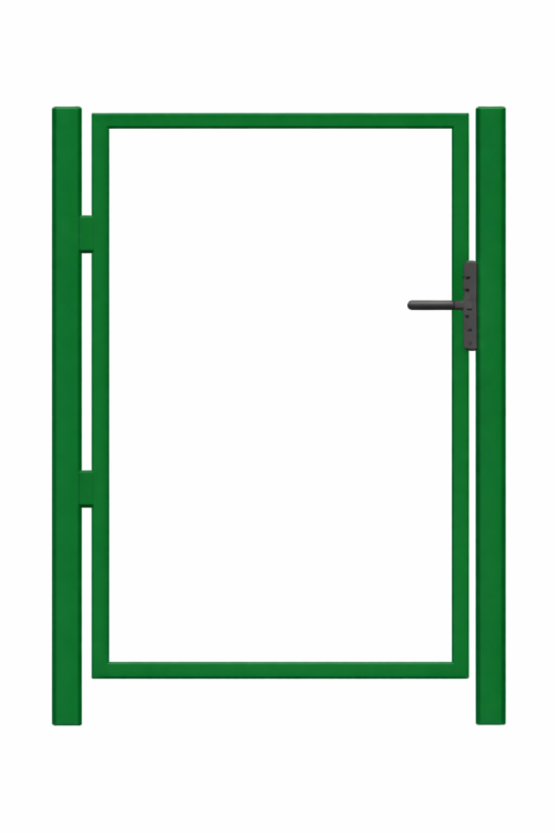 Käyntiportin runko, leveys 1 m, RAL6005 vihreä