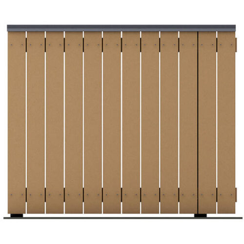 Komposiittiaitalauta Ruskea Light (V) 320330 OneWood Basic 100x4200x20mm