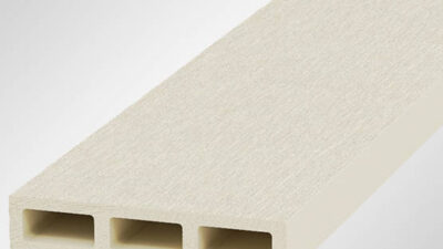 Komposiittiaitalauta Valkoinen Light (P) 320310 OneWood Basic 100x4200x20mm