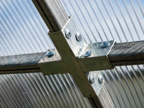 Kaarkasvihuone Easy-Up – polykarbonaattikasvihuone 4mm, leveys 2m