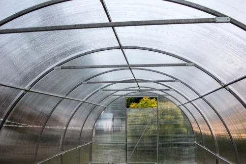 Kaarkasvihuone Easy-Up – polykarbonaattikasvihuone 4mm, leveys 2m