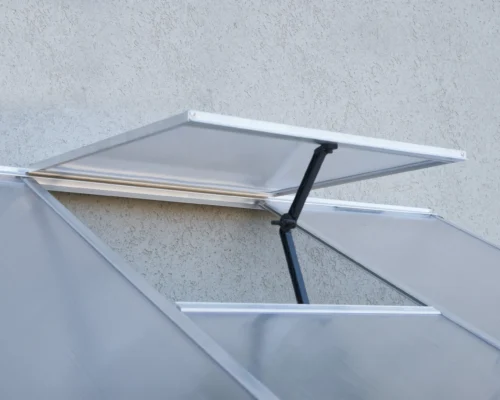 Seinakasvihuone HYBRID 3,04 m² – seinää vasten asennettava kasvihuone pienelle pihalle