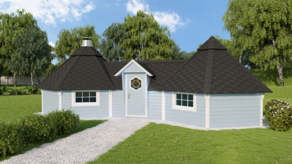 Tupla grillikota 22m²