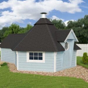 Grillikota pidennyksellä 12m²