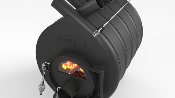 Kiertoilmakamiina Polar 02 (9 putkea) lasiluukkulla