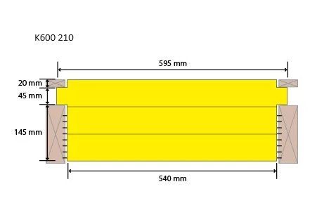 210_3929_83fc XPS Rossi seinä- ja kattopaneelit FL-K600 600×2600 mm
