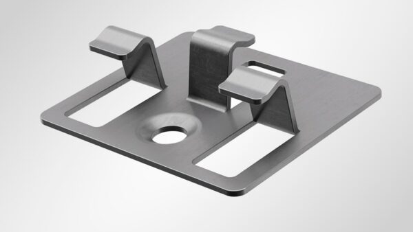 Kiinnitysklipsi, metalli, 50 kpl/pkt