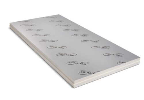 Recticel Silver E FR PIR-eriste ALU L-reuna 1200×2400mm