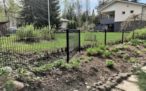 2D aitaelementti 6/5/6 RAL9005 musta