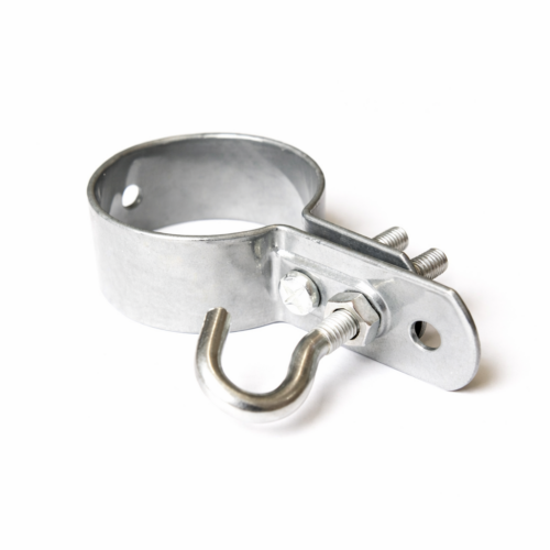 Kiristimen ja kiristystangon kiinnike tolppaan RAL6005 vihreä / sinkitty (ZN)