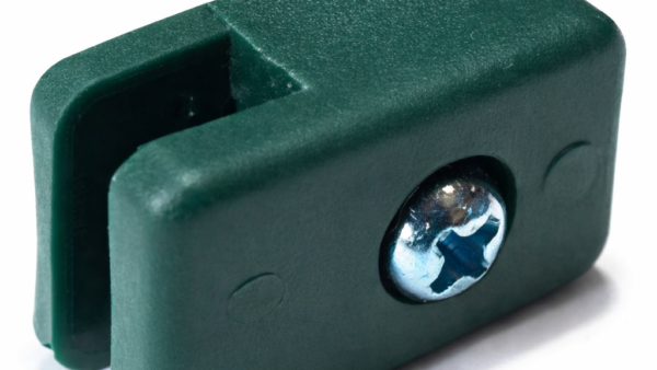 Verkkoaidan kiinnike pyöreälle tolppaan RAL6005 vihreä