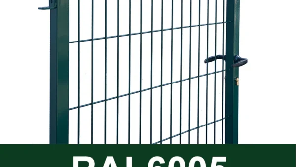 Elementtiaidan käyntiportti STRONG – RAL6005 vihreä - leveys 1m