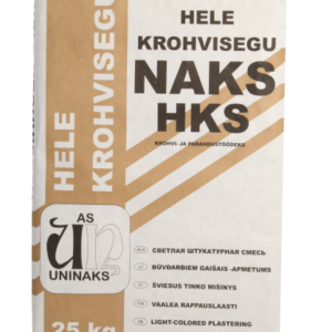 Vaalea rappauslaasti NAKS HKS - sementtipohjainen rappaus sisä- ja ulkokäyttöön