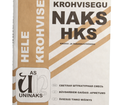 Vaalea rappauslaasti NAKS HKS - sementtipohjainen rappaus sisä- ja ulkokäyttöön