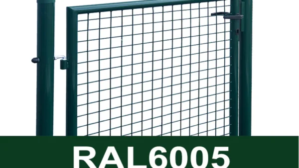 Verkkoaidan käyntiportti 1,5 m – RAL6005 vihreä