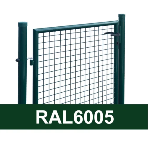 Verkkoaidan käyntiportti RAL6005 – leveys 1 m