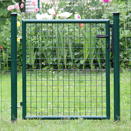 Verkkoaidan käyntiportti RAL6005 – leveys 1 m