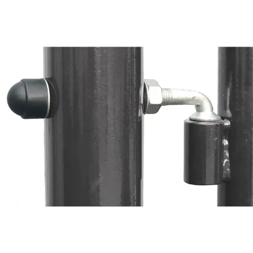 Verkkoaidan käyntiportti RAL7016 harmaa – leveys 1 m