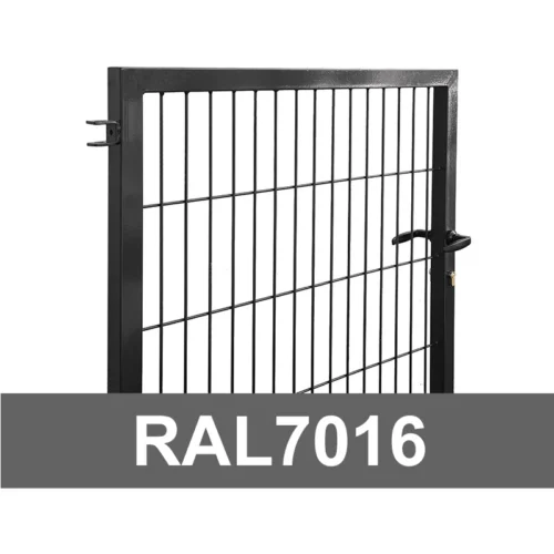 Verkkoaidan käyntiportti STRONG 1 m – RAL7016 harmaa Verkkoaidan käyntiportti STRONG 1 m – RAL7016 harmaa