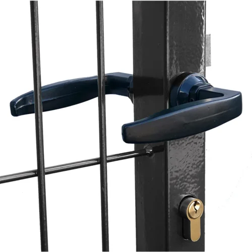 Verkkoaidan käyntiportti STRONG 1 m – RAL7016 harmaa2 Verkkoaidan käyntiportti STRONG 1 m – RAL7016 harmaa