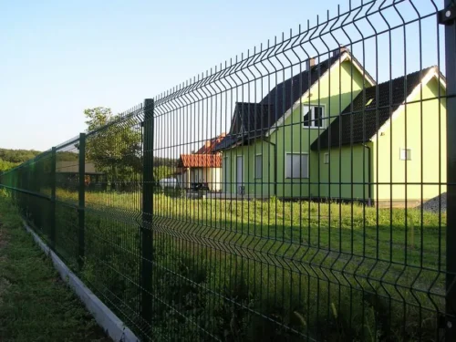 3D aitaelementti 4 mm RAL6005 vihreä