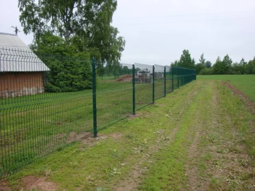 3D aitaelementti 4 mm RAL6005 vihreä