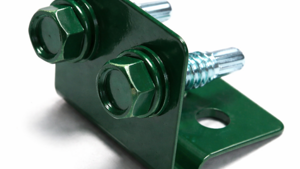 Paneeliklipsi 2-ruuvikiinnitys – vihreä ja sinkitty (ZN)