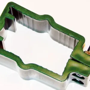 Kiinnike 40x60 mm tolppaan (muovi) vihreä