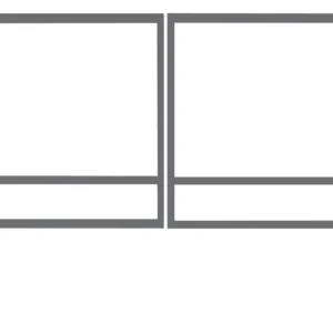 Ajoportin runko, leveys 5 m, RAL7016 harmaa