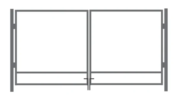 Ajoportin sinkitty runko, leveys 4 m