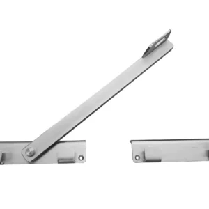 Lukittava salpa ajoportille – sinkitty teräs