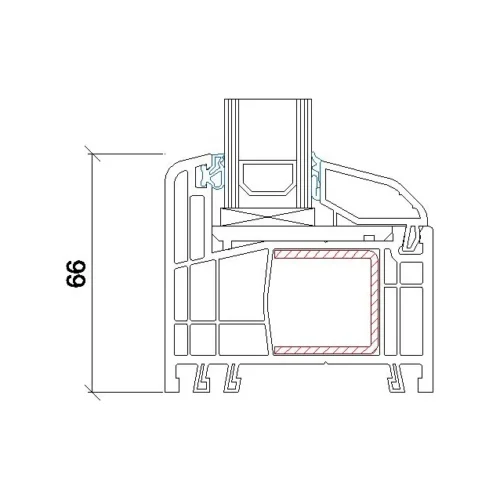 Seicom Classic 2K – 2-lasinen kiinteä PVC-ikkuna