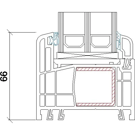 Seicom Classic 3K – Kiinteä PVC-ikkuna